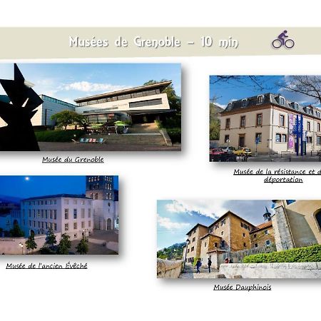 Le 62 - Spacieux T2 Avec Jardin, Parking & Tramway Grenoble Esterno foto