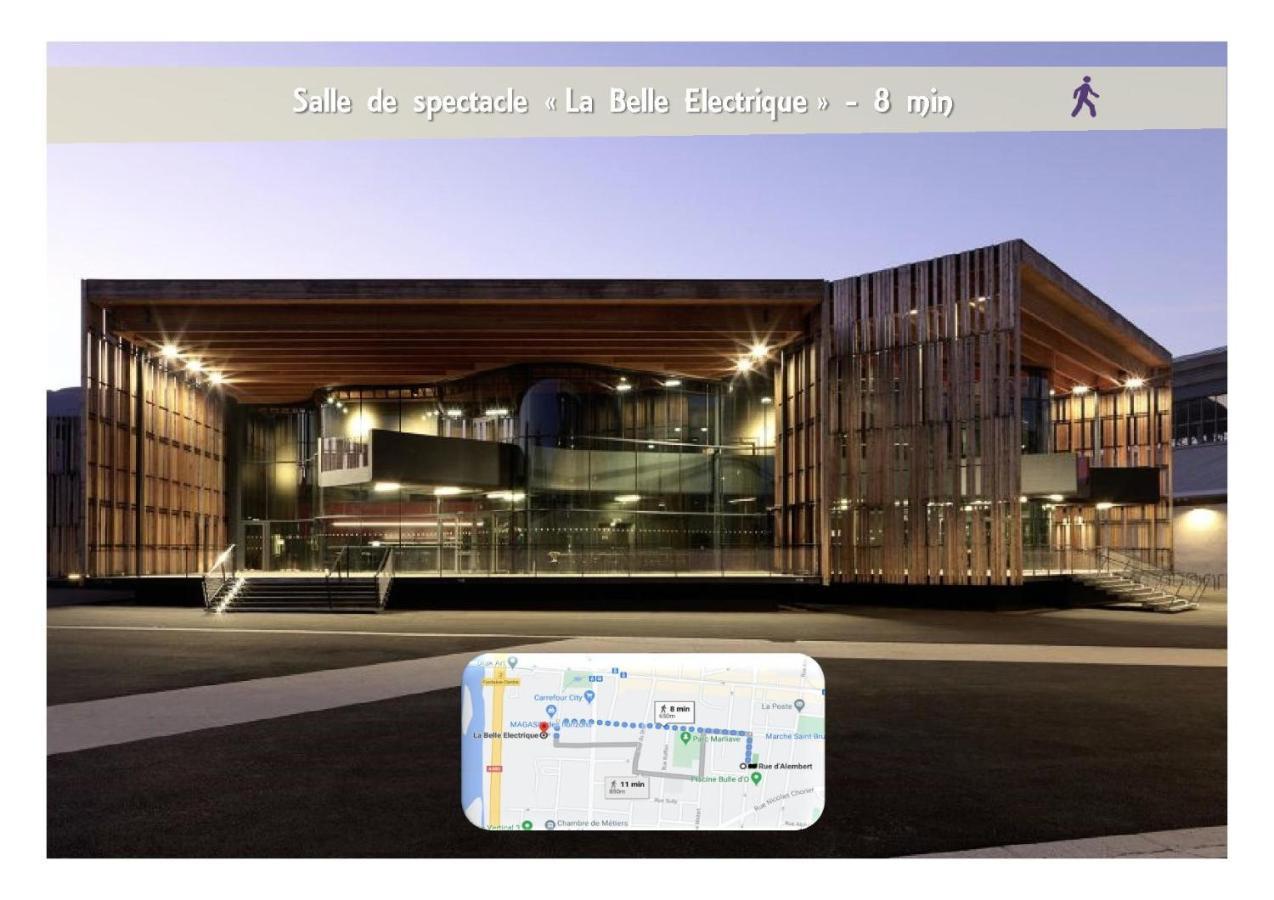Le 62 - Spacieux T2 Avec Jardin, Parking & Tramway Grenoble Esterno foto