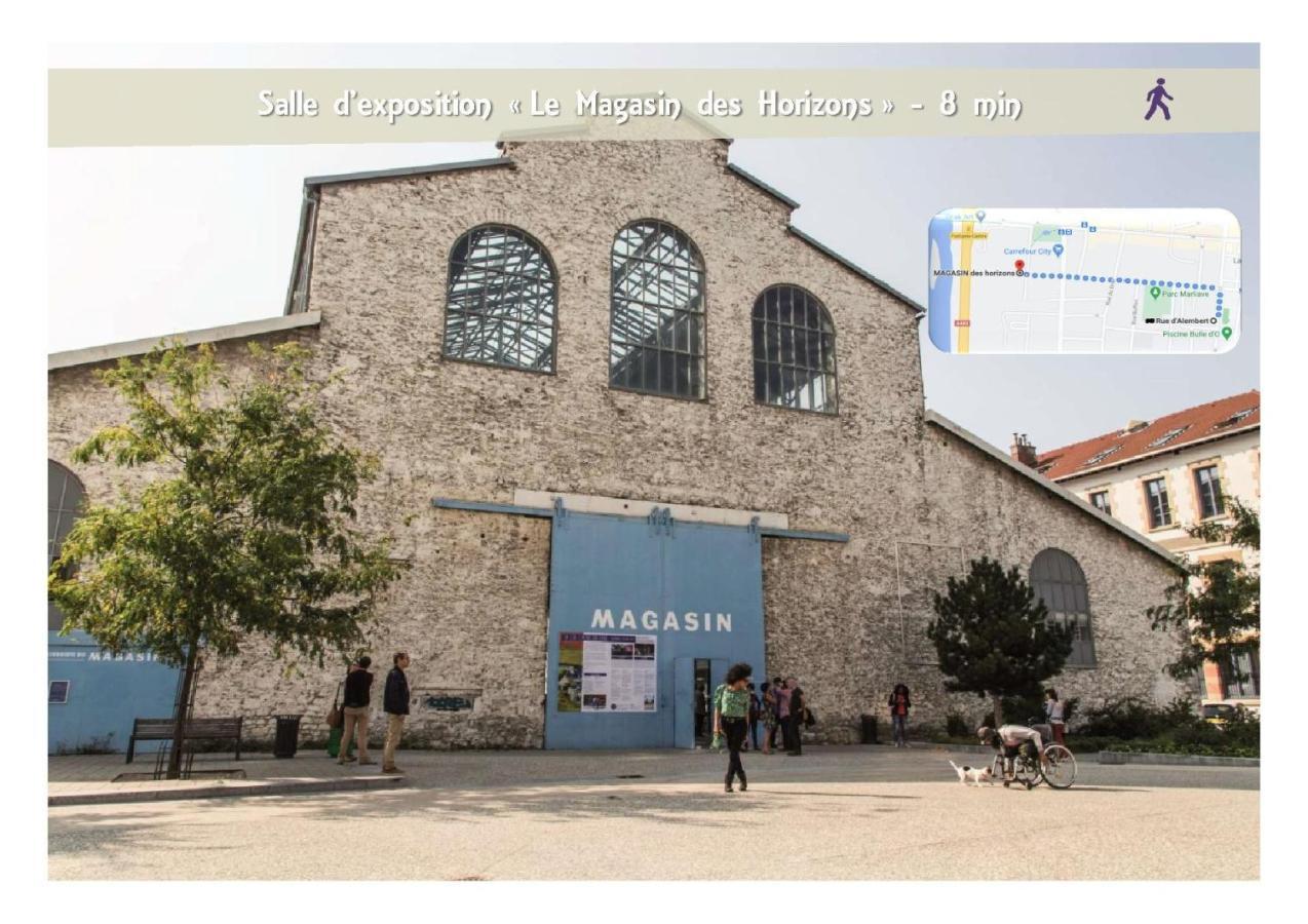 Le 62 - Spacieux T2 Avec Jardin, Parking & Tramway Grenoble Esterno foto